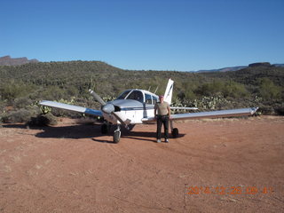 Red Creek airstrip - N8377W + Adam