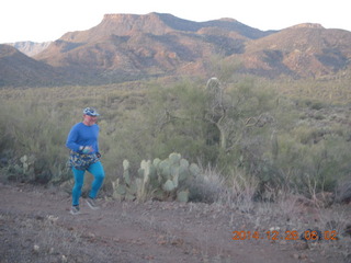 2536 8uu. Adam running near Red Creek airstrip