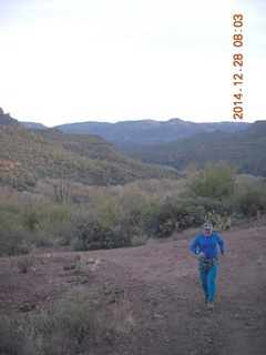 2538 8uu. Adam running near Red Creek airstrip