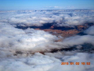 9 8v2. aerial - clouds over the desert
