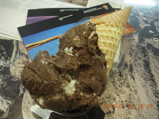 93 8v2. Moab Diner - rocky road ice cream cone