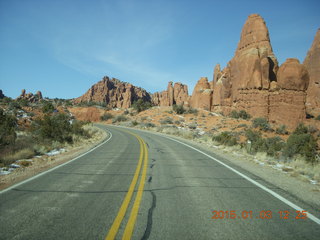 109 8v3. Arches National Park - driving