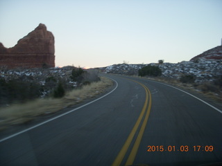 Arches National Park - driving