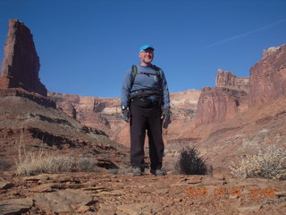 43 8v4. Canyonlands National Park - Lathrop trail hike - Adam (tripod and timer)