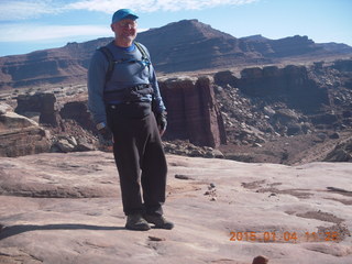 Canyonlands National Park - Lathrop trail hike - Adam (tripod and timer)