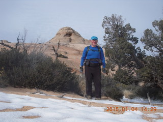 102 8v4. Canyonlands National Park - Lathrop trail hike - Adam (tripod and timer)