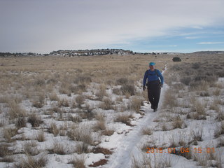 108 8v4. Canyonlands National Park - Lathrop trail hike - Adam running