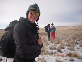 112 8v4. Canyonlands National Park - Lathrop trail hike - one of the hikers I met