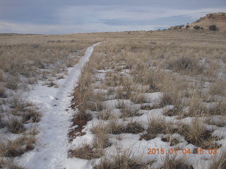 114 8v4. Canyonlands National Park - Lathrop trail hike- grassy trail