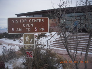 Dead Horse Point - visitor center hours