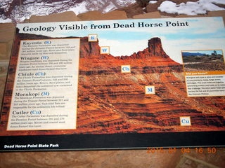 152 8v4. Dead Horse Point - vista view sign ^^