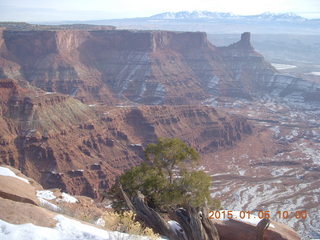 Dead Horse Point State Park hike - vista view