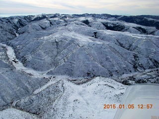 133 8v5. aerial - snowy canyonlands - Book Cliffs