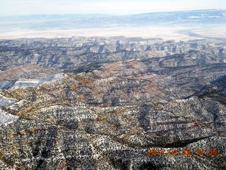 141 8v5. aerial - snowy canyonlands - Book Cliffs