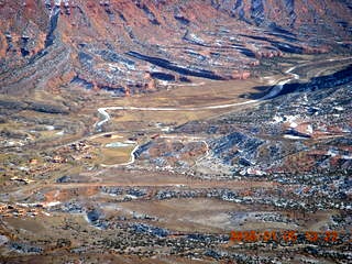 162 8v5. aerial - snowy canyonlands - Colorado hills - Hubbard-Gateway Canyons