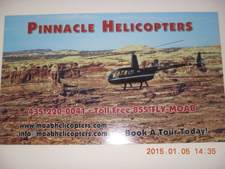 Pinnacle Helicopters sign