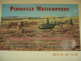 Pinnacle Helicopters sign