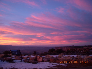 Canyonlands National Park sunset vista view- sunset colors