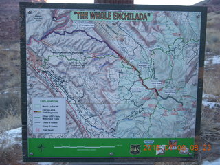 66 8v6. Porcupine Rim mountain-biking trail hike map