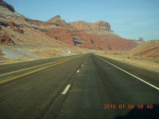 driving from Moab to CNY airport