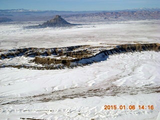 177 8v6. aerial - snowy Utah landscape