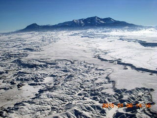 178 8v6. aerial - snowy Utah landscape
