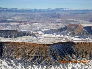 179 8v6. aerial - snowy Utah landscape