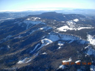 191 8v6. aerial - snowy Utah landscape