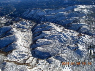 205 8v6. aerial - snowy Utah landscape