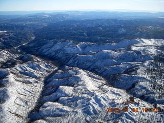 206 8v6. aerial - snowy Utah landscape