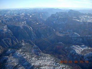 207 8v6. aerial - Zion National Park