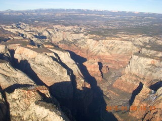 225 8v6. aerial - Zion National Park