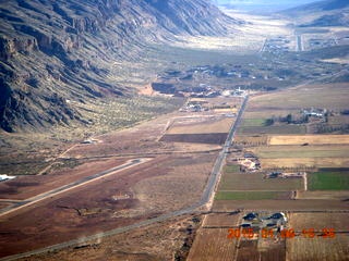 aerial - Hurricane hilltop airstrip