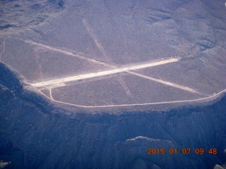 aerial - flight SGU to DVT - Grand Gulch airstrip