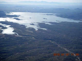 aerial - flight SGU to DVT - Lake Pleasant