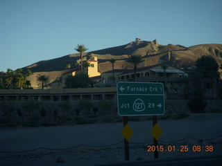 Death Valley drive to Badwater Basin