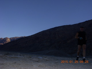 Death Valley - Titus Canyon drive  - Adam running