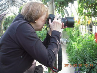 Longwood Gardens - Sandra S taking a picture