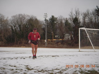 2630 8w8. Tookany Creek Parkway morning run - Adam running