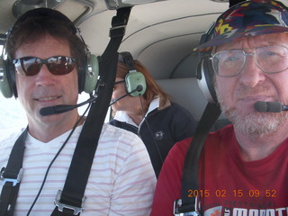 Chip R and Adam flying in N8377W