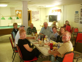 Alamo Lake - our table