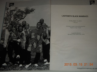 Scottsdale - Ladysmith Black Mambazo singers program