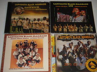 Scottsdale - Ladysmith Black Mambazo singers compact disks (CDs)