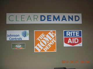 Clear Demand logos wall of fame