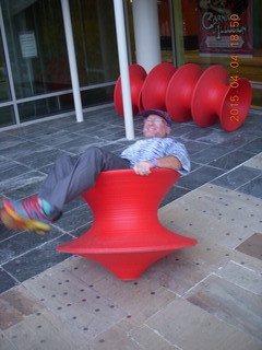 Mesa Arts Center - Adam in twirly chair