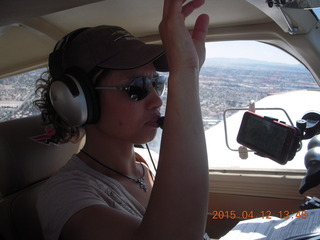 Janet and Mike and wing of N1RM