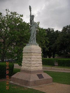 42 8z7. Austin - capitol of Texas - Statue of Liberty