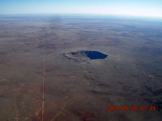 10 8zu. aerial - meteor crater