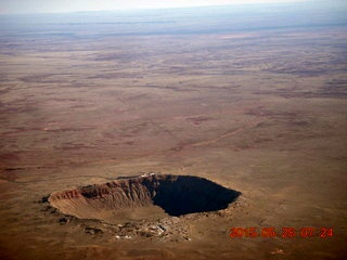 11 8zu. aerial - meteor crater