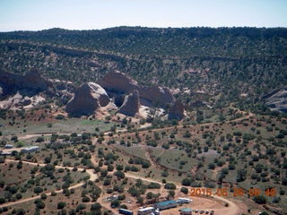aerial - near Window Rock